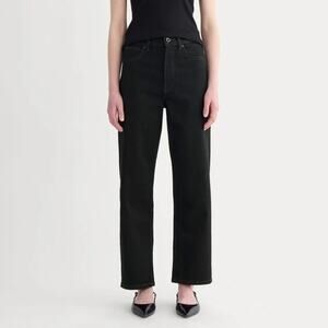 Everlane The Way High Organic Cotton Jean 2.0 Black Size 33 Regular NWOT